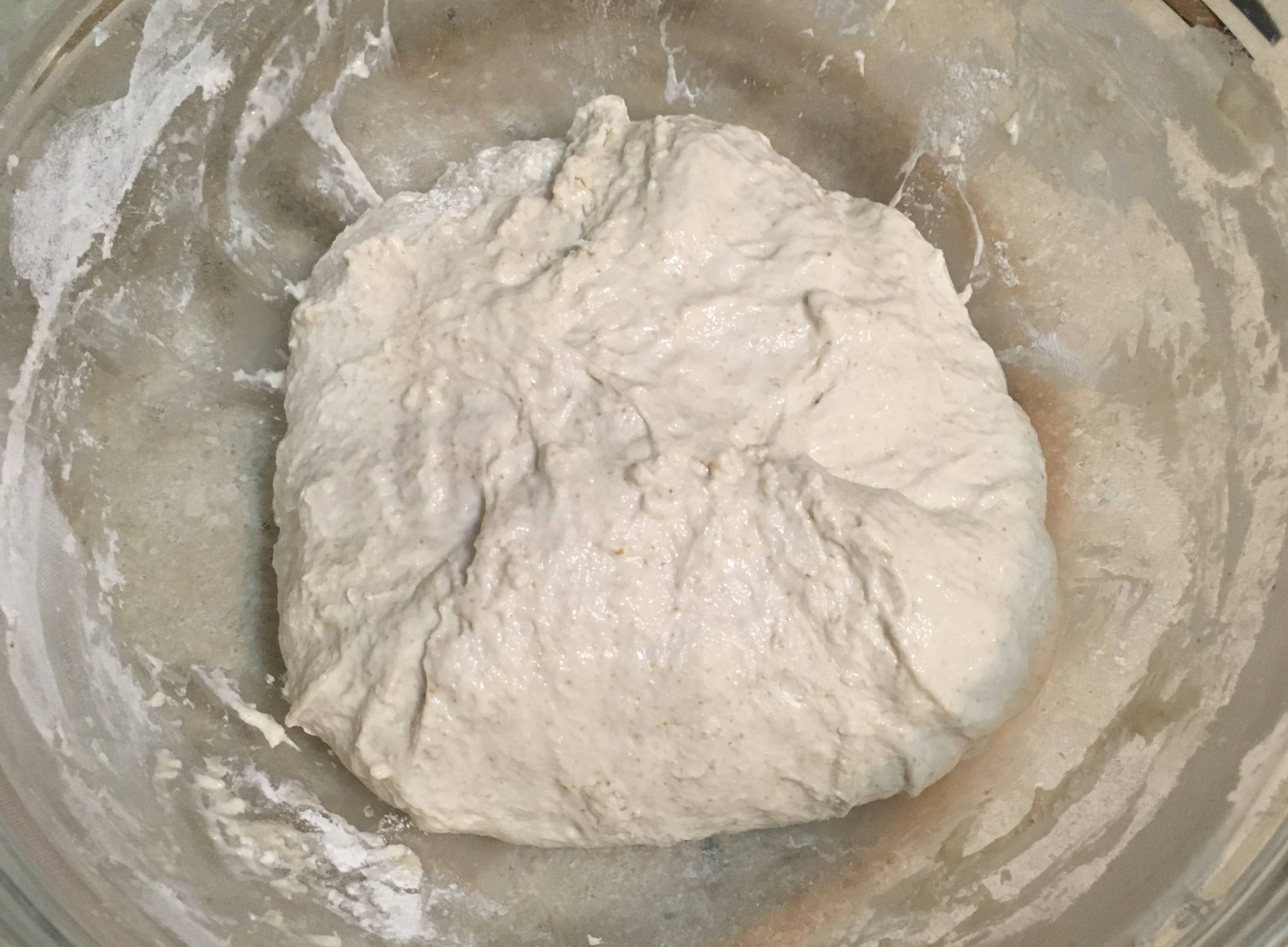 Lumpy dough.